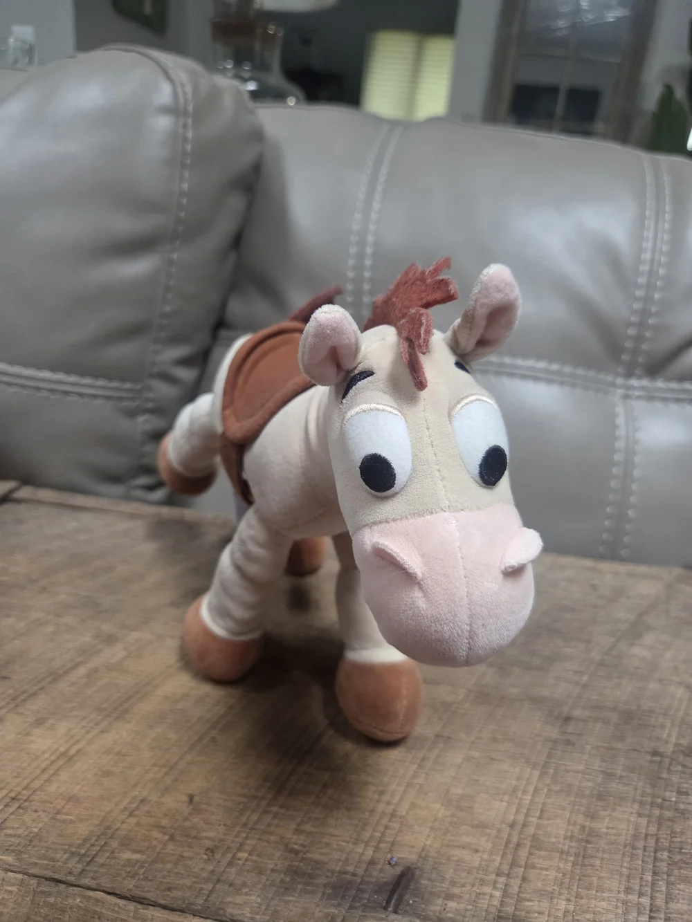 DISNEY PIXAR TOY STORY BULLSEYE PLUSH HORSE w/ POSEABLE LEGS ~ Bin S